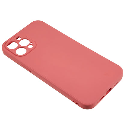 For iPhone 12 Pro Max 6.7 inch Soft TPU Drop-proof Rubberized Cover Fiber Lining Cushion Phone Case