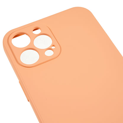 For iPhone 12 Pro Max 6.7 inch Soft TPU Drop-proof Rubberized Cover Fiber Lining Cushion Phone Case