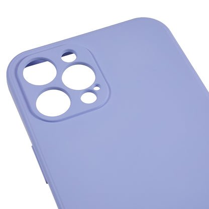 For iPhone 12 Pro Max 6.7 inch Soft TPU Drop-proof Rubberized Cover Fiber Lining Cushion Phone Case