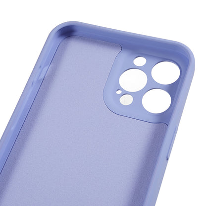 For iPhone 12 Pro Max 6.7 inch Soft TPU Drop-proof Rubberized Cover Fiber Lining Cushion Phone Case