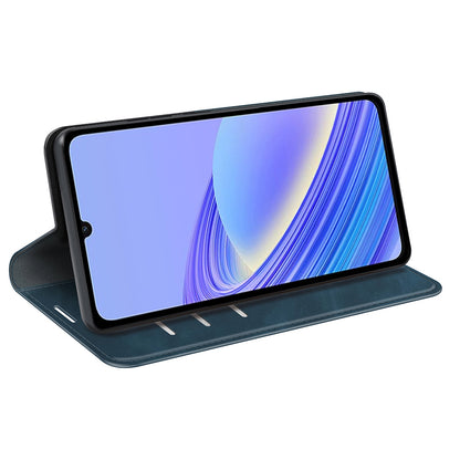 For TCL 40 SE Skin-touch Leather Phone Case Magnetic Flip Stand Wallet Phone Cover