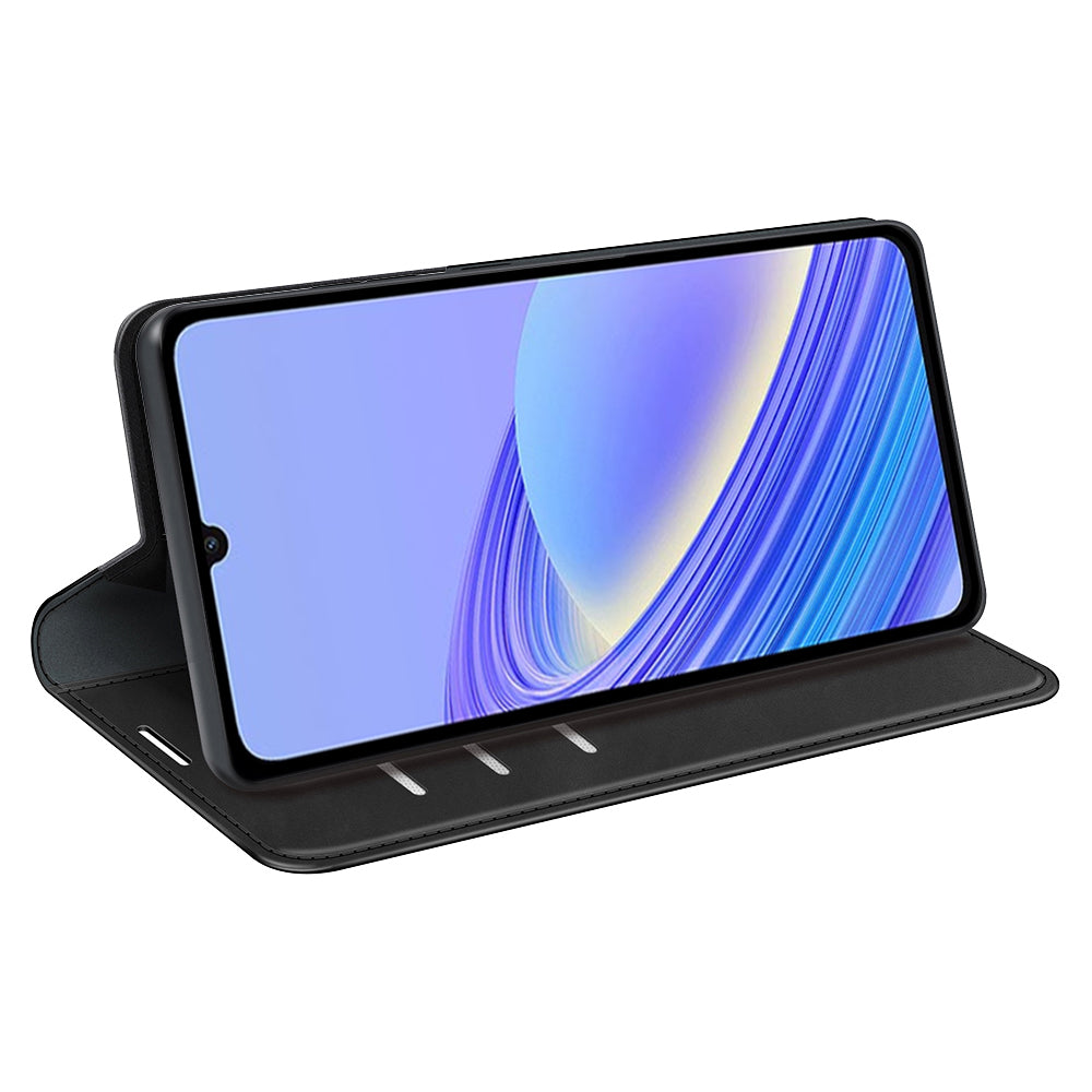 For TCL 40 SE Skin-touch Leather Phone Case Magnetic Flip Stand Wallet Phone Cover