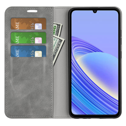 For TCL 40 SE Skin-touch Leather Phone Case Magnetic Flip Stand Wallet Phone Cover