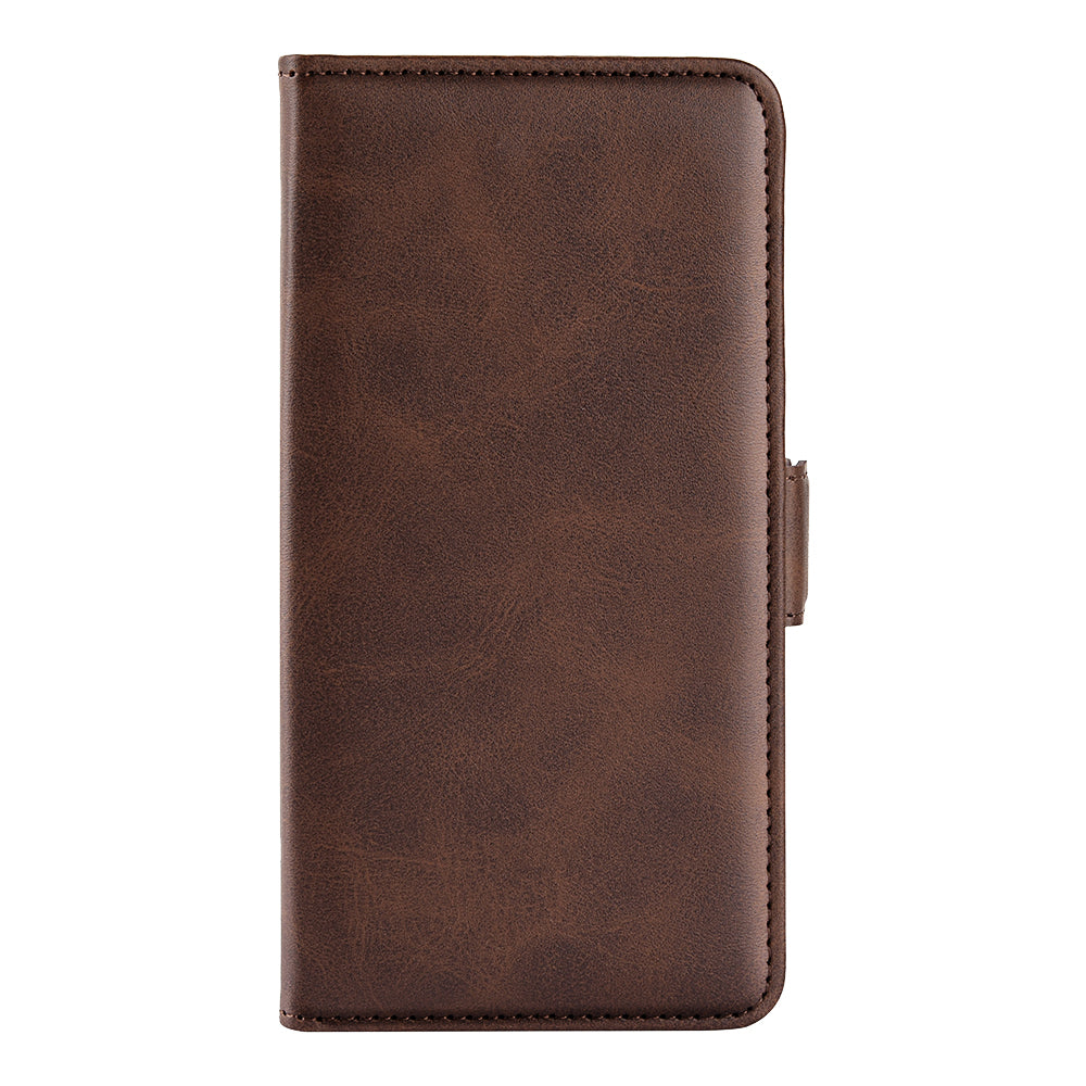 For TCL 40 SE Anti-Scratch PU Leather Wallet Cell Phone Case Calf Texture Anti-Dust Stand Phone Cover