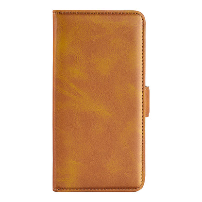 For TCL 40 SE Anti-Scratch PU Leather Wallet Cell Phone Case Calf Texture Anti-Dust Stand Phone Cover