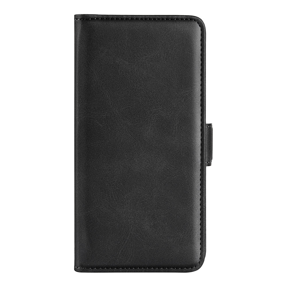 For TCL 40 SE Anti-Scratch PU Leather Wallet Cell Phone Case Calf Texture Anti-Dust Stand Phone Cover