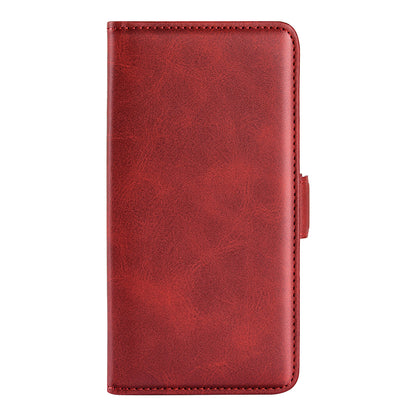 For TCL 40 SE Anti-Scratch PU Leather Wallet Cell Phone Case Calf Texture Anti-Dust Stand Phone Cover
