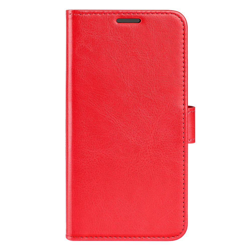 For TCL 40 SE Flip Phone Cover Crazy Horse Texture Phone Case PU Leather Wallet Stand Phone Shell