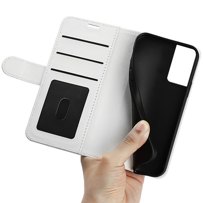 For TCL 40 SE Flip Phone Cover Crazy Horse Texture Phone Case PU Leather Wallet Stand Phone Shell