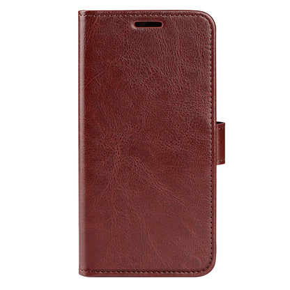 For TCL 40 SE Flip Phone Cover Crazy Horse Texture Phone Case PU Leather Wallet Stand Phone Shell