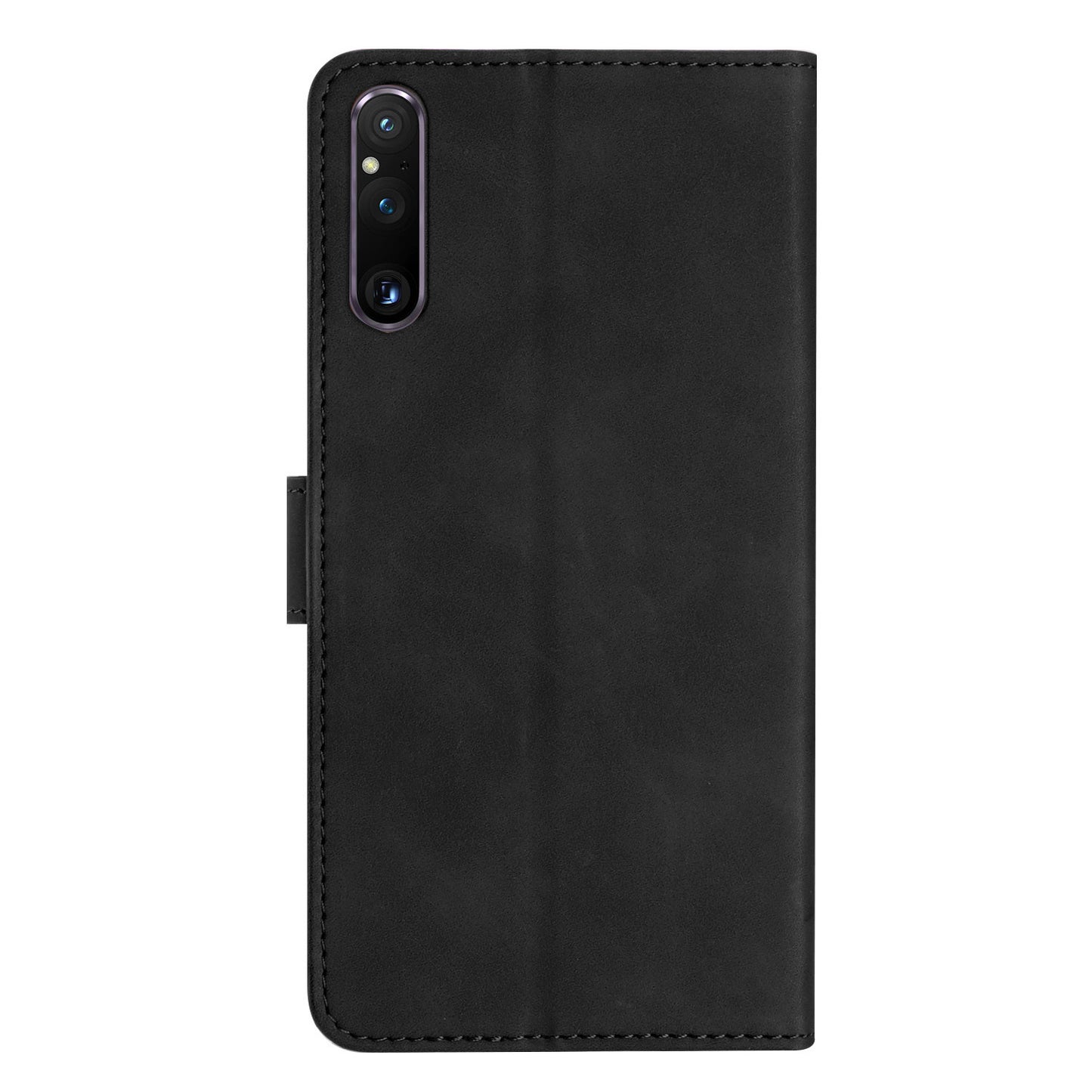 For Sony Xperia 1 V Drop-proof Butterfly Imprinted Shell PU Leather Wallet Stand Phone Case