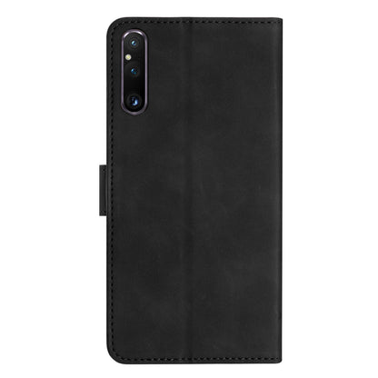 For Sony Xperia 1 V Drop-proof Butterfly Imprinted Shell PU Leather Wallet Stand Phone Case