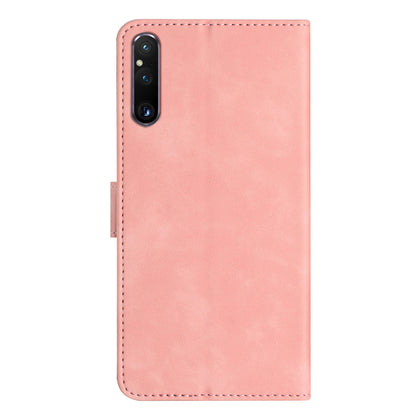 For Sony Xperia 1 V Drop-proof Butterfly Imprinted Shell PU Leather Wallet Stand Phone Case