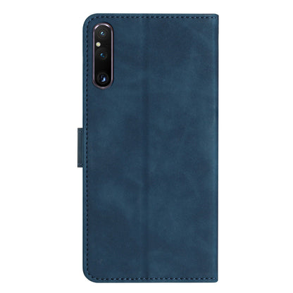 For Sony Xperia 1 V Drop-proof Butterfly Imprinted Shell PU Leather Wallet Stand Phone Case
