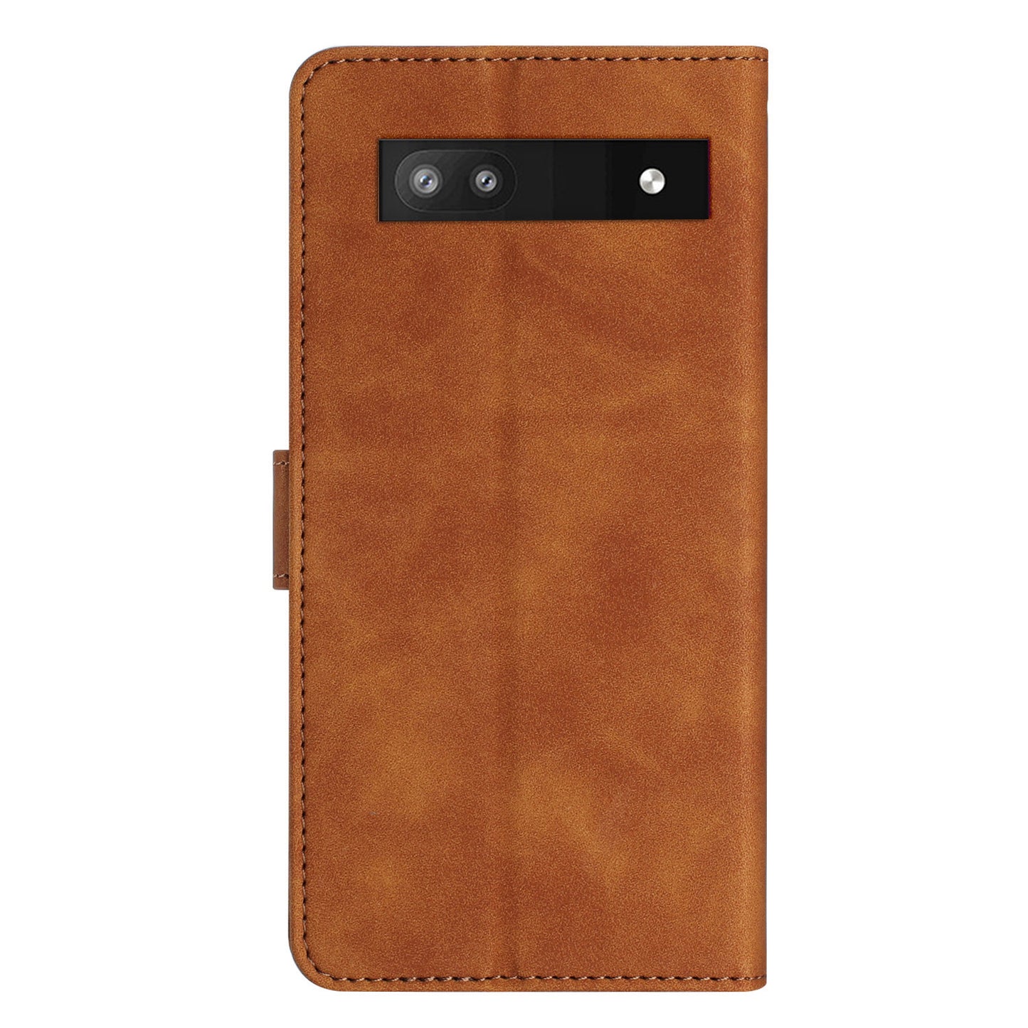 For Google Pixel 7a Butterfly Imprinted Foldable Stand Shell Anti-scratch PU Leather Wallet Phone Case