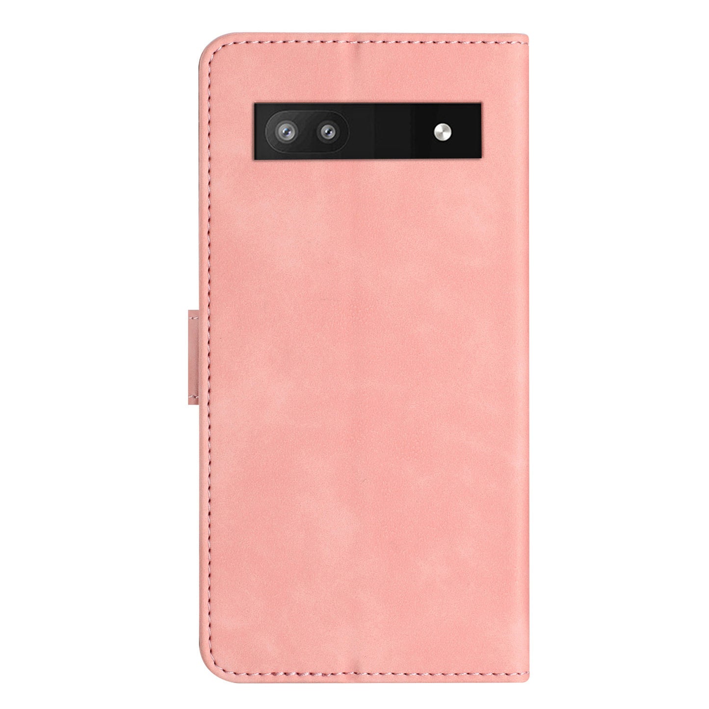 For Google Pixel 7a Butterfly Imprinted Foldable Stand Shell Anti-scratch PU Leather Wallet Phone Case