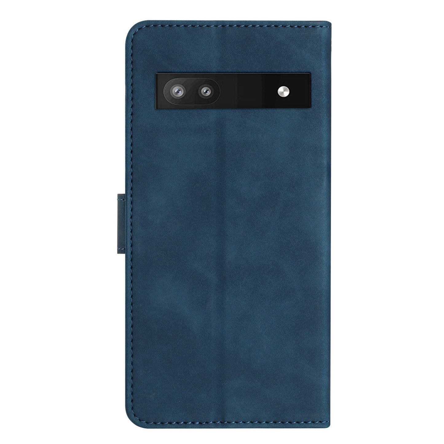 For Google Pixel 7a Butterfly Imprinted Foldable Stand Shell Anti-scratch PU Leather Wallet Phone Case