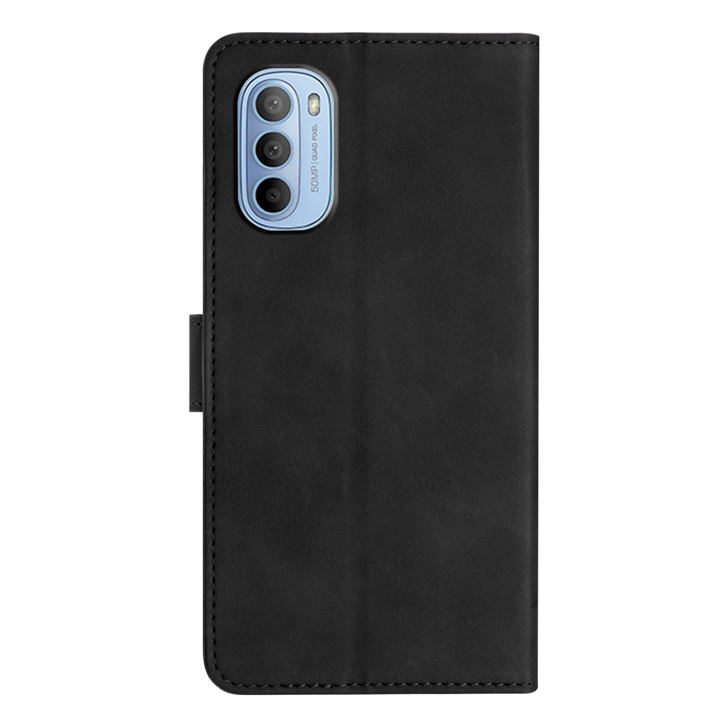 For Motorola Moto G52 4G / G82 5G PU Leather Butterfly Imprinted Stand Shell Wallet Phone Case