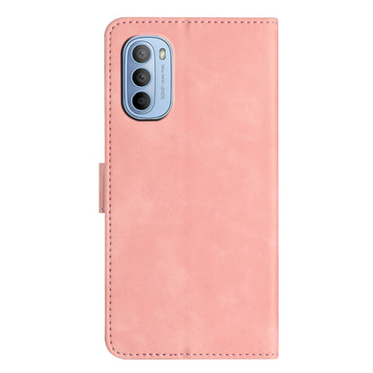 For Motorola Moto G52 4G / G82 5G PU Leather Butterfly Imprinted Stand Shell Wallet Phone Case