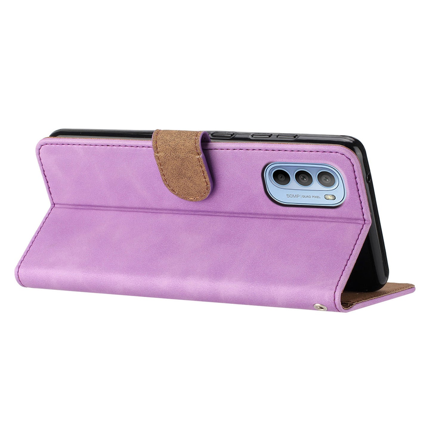 For Motorola Moto G52 4G / G82 5G PU Leather Butterfly Imprinted Stand Shell Wallet Phone Case