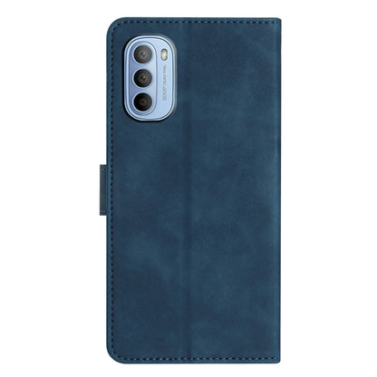 For Motorola Moto G52 4G / G82 5G PU Leather Butterfly Imprinted Stand Shell Wallet Phone Case