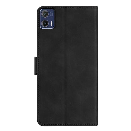 For Motorola Moto G73 5G PU Leather Butterfly Imprinted Stand Shell Wallet Shockproof Phone Case