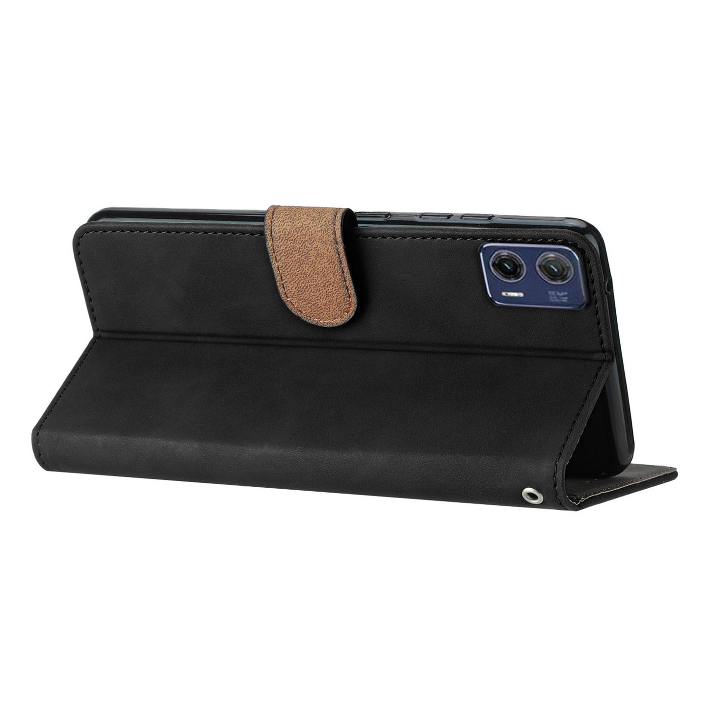 For Motorola Moto G73 5G PU Leather Butterfly Imprinted Stand Shell Wallet Shockproof Phone Case