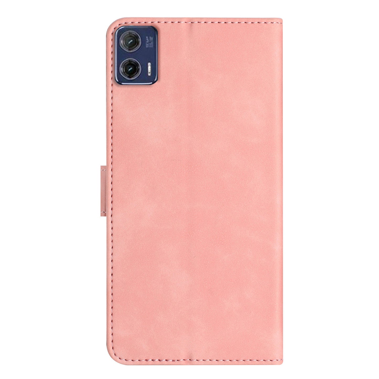 For Motorola Moto G73 5G PU Leather Butterfly Imprinted Stand Shell Wallet Shockproof Phone Case