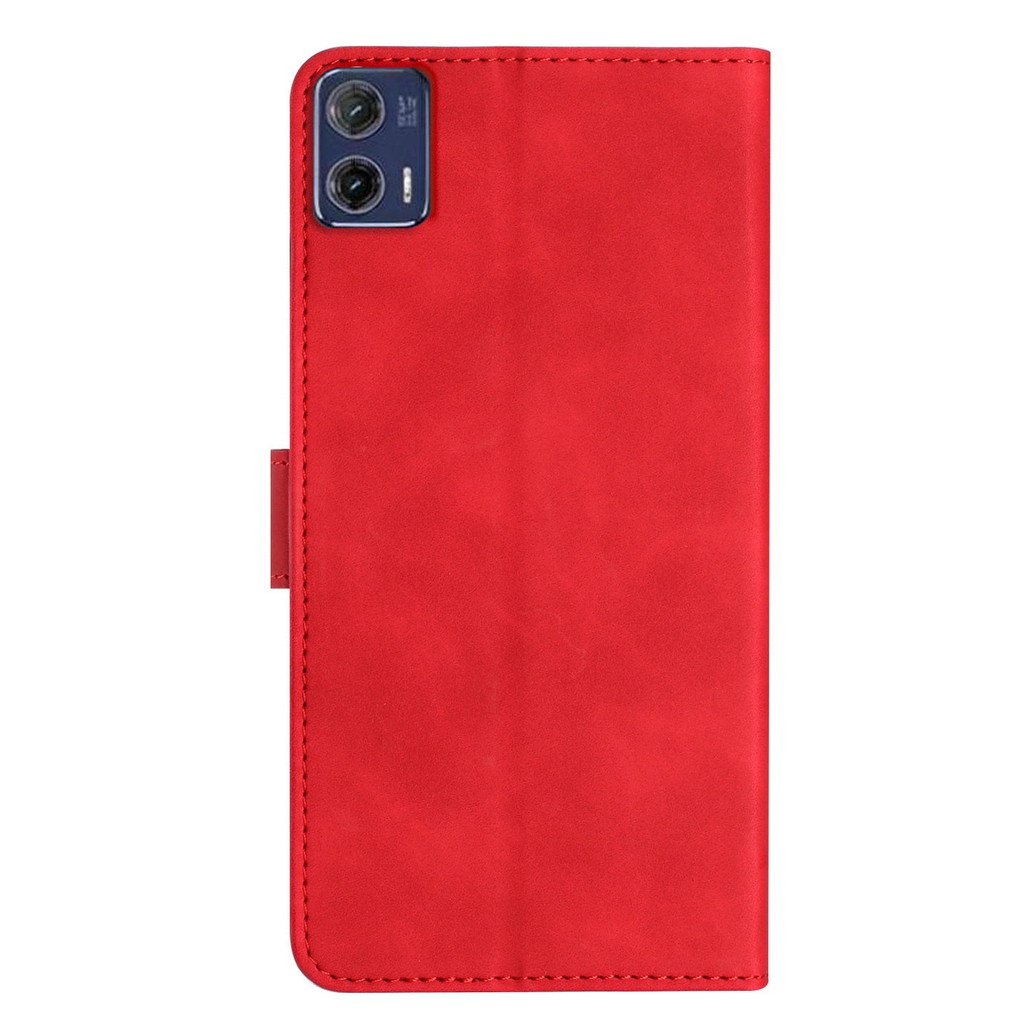 For Motorola Moto G73 5G PU Leather Butterfly Imprinted Stand Shell Wallet Shockproof Phone Case