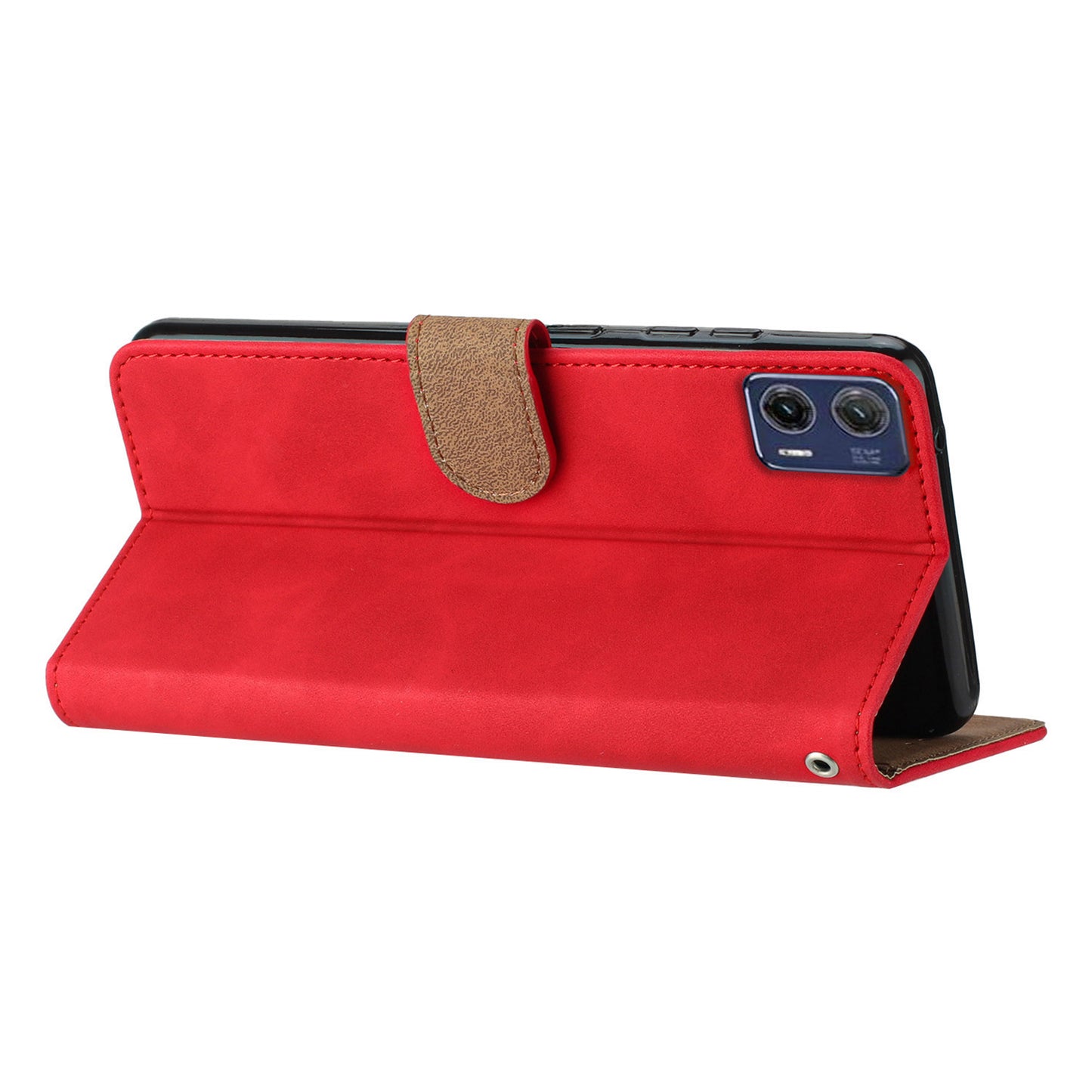 For Motorola Moto G73 5G PU Leather Butterfly Imprinted Stand Shell Wallet Shockproof Phone Case