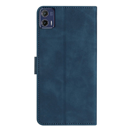 For Motorola Moto G73 5G PU Leather Butterfly Imprinted Stand Shell Wallet Shockproof Phone Case