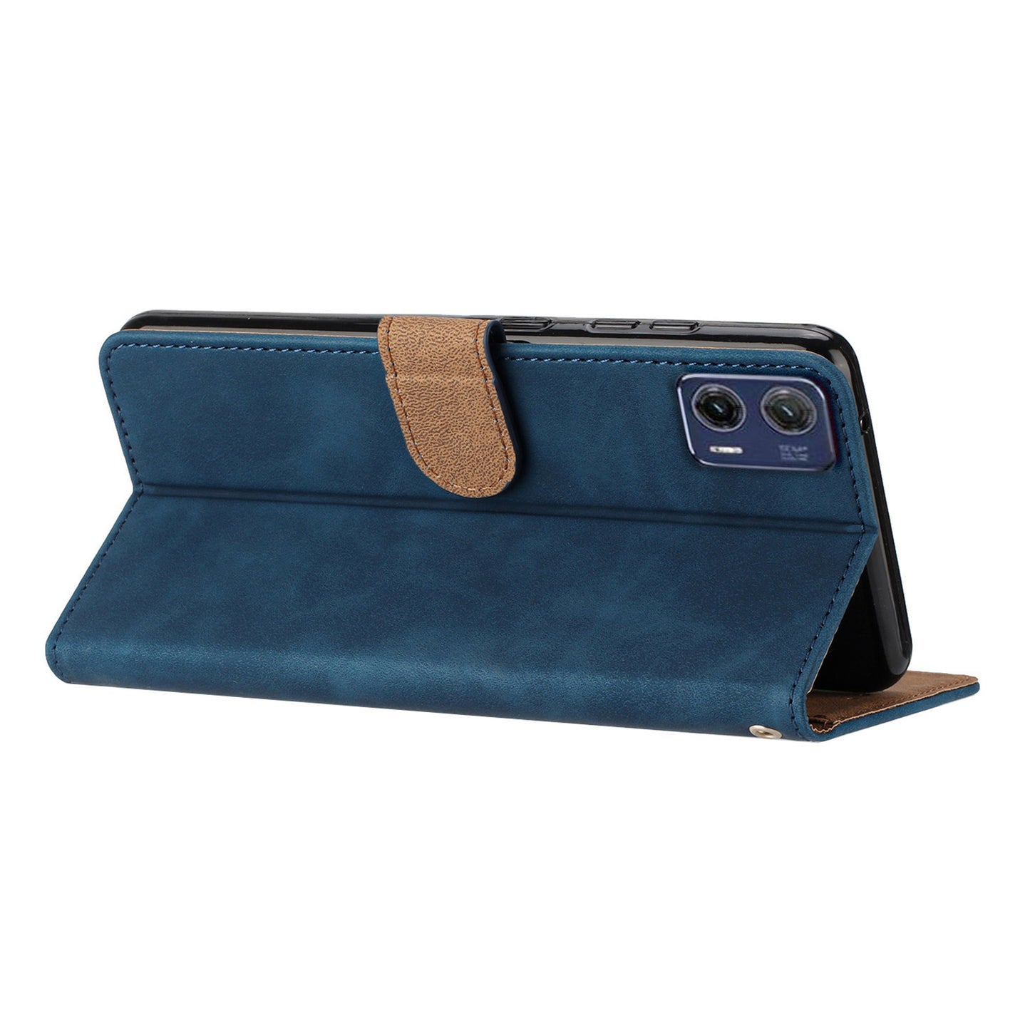 For Motorola Moto G73 5G PU Leather Butterfly Imprinted Stand Shell Wallet Shockproof Phone Case