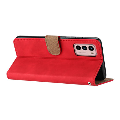 For Motorola Moto G42 4G PU Leather Butterfly Imprinted Shockproof Stand Shell Wallet Phone Case