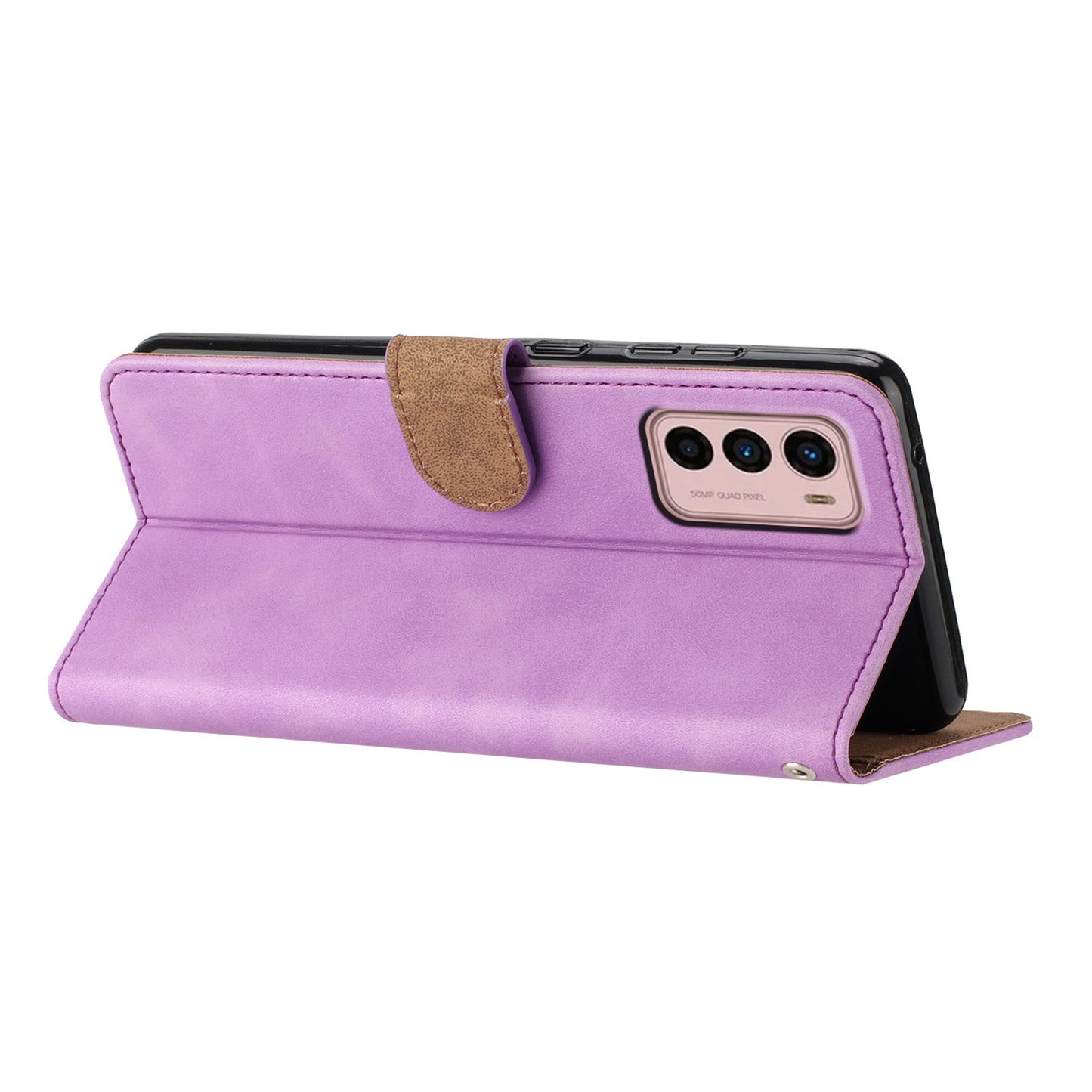 For Motorola Moto G42 4G PU Leather Butterfly Imprinted Shockproof Stand Shell Wallet Phone Case