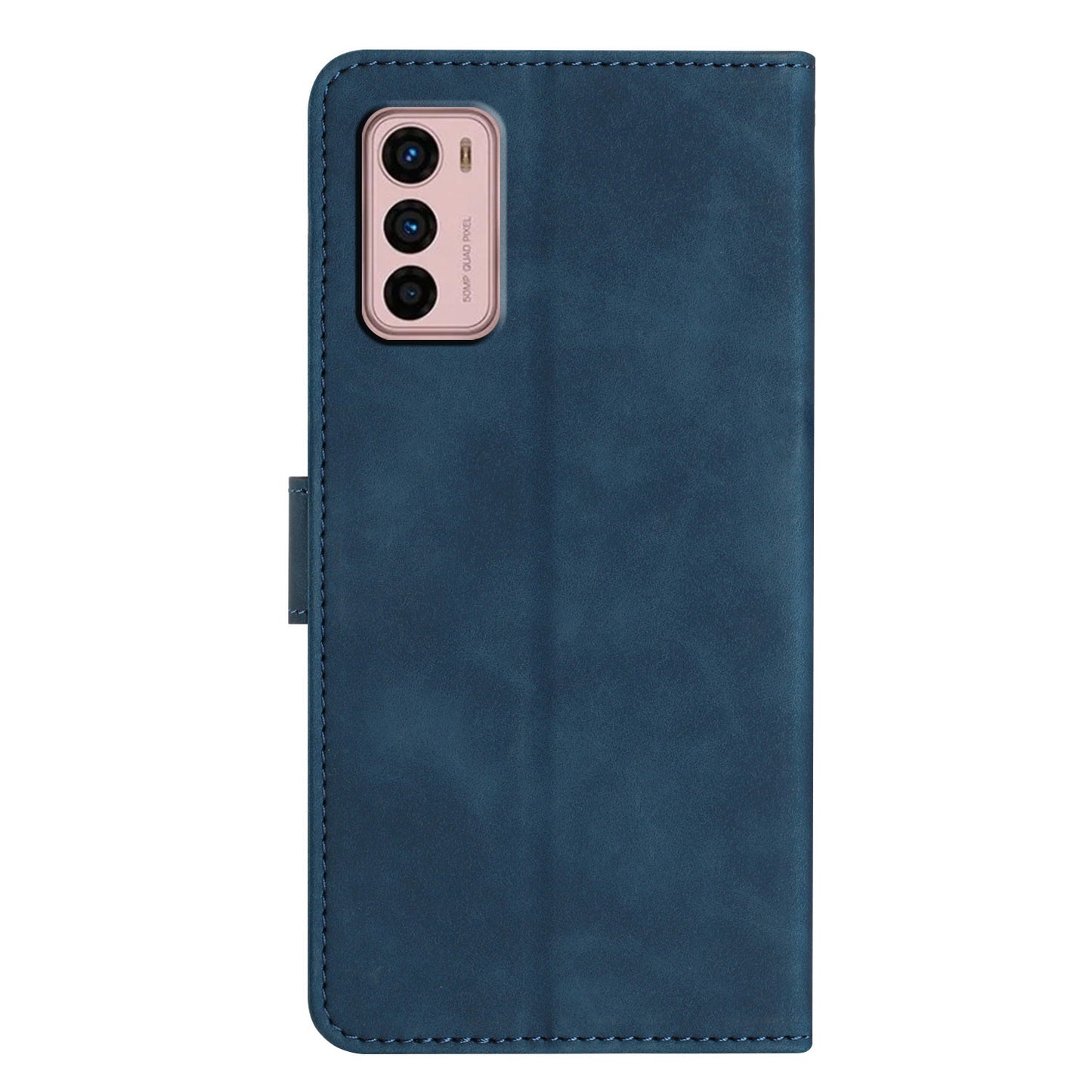 For Motorola Moto G42 4G PU Leather Butterfly Imprinted Shockproof Stand Shell Wallet Phone Case