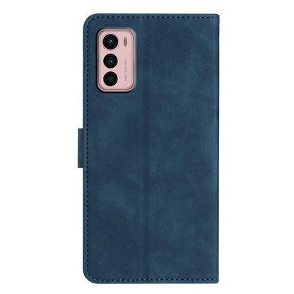 For Motorola Moto G42 4G PU Leather Butterfly Imprinted Shockproof Stand Shell Wallet Phone Case
