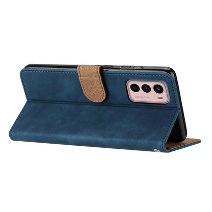 For Motorola Moto G42 4G PU Leather Butterfly Imprinted Shockproof Stand Shell Wallet Phone Case