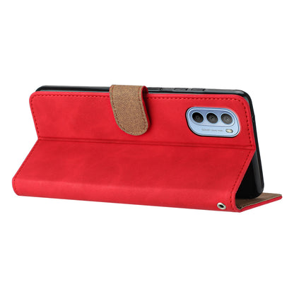 Phone Case for Motorola Moto G62 5G PU Leather Butterfly Imprinted Stand Shell Wallet Flip Cover