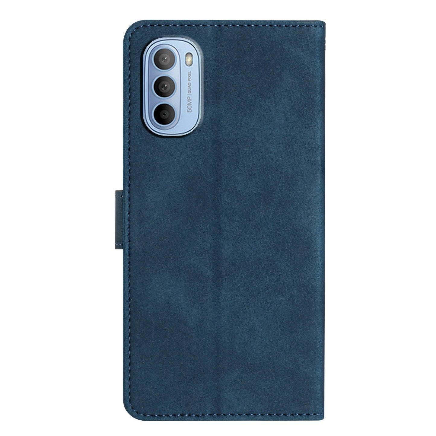 Phone Case for Motorola Moto G62 5G PU Leather Butterfly Imprinted Stand Shell Wallet Flip Cover