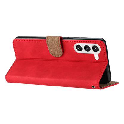 PU Leather Phone Case for Samsung Galaxy S23 Butterfly Imprinted Stand Shell Wallet Flip Cover