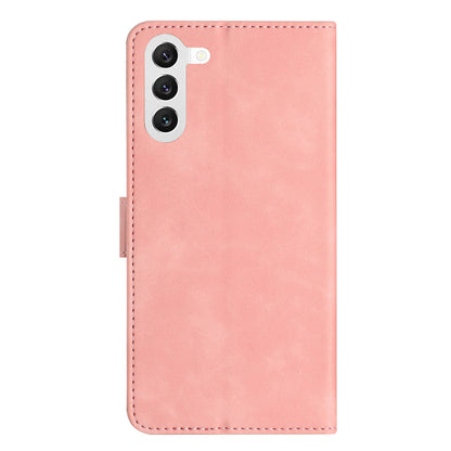 Leather Phone Case for Samsung Galaxy S23+ Butterfly Imprinted Stand Shell Wallet Anti-drop Flip Cover