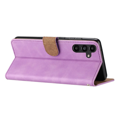 Leather Phone Case for Samsung Galaxy A54 5G Butterfly Imprinted Anti-drop Stand Shell Wallet Flip Cover