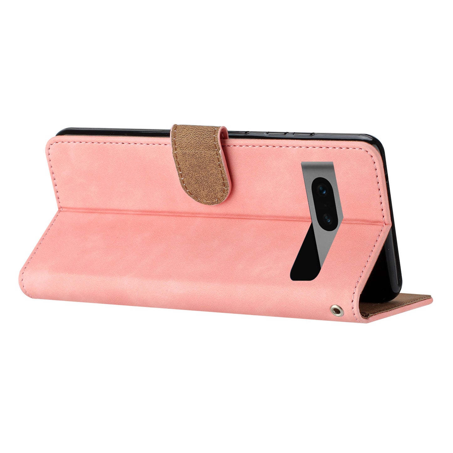 Phone Case for Google Pixel 7 5G Shockproof Butterfly Imprinted Wallet Flip Leather Cover Stand Shell