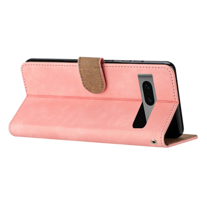 Phone Case for Google Pixel 7 5G Shockproof Butterfly Imprinted Wallet Flip Leather Cover Stand Shell