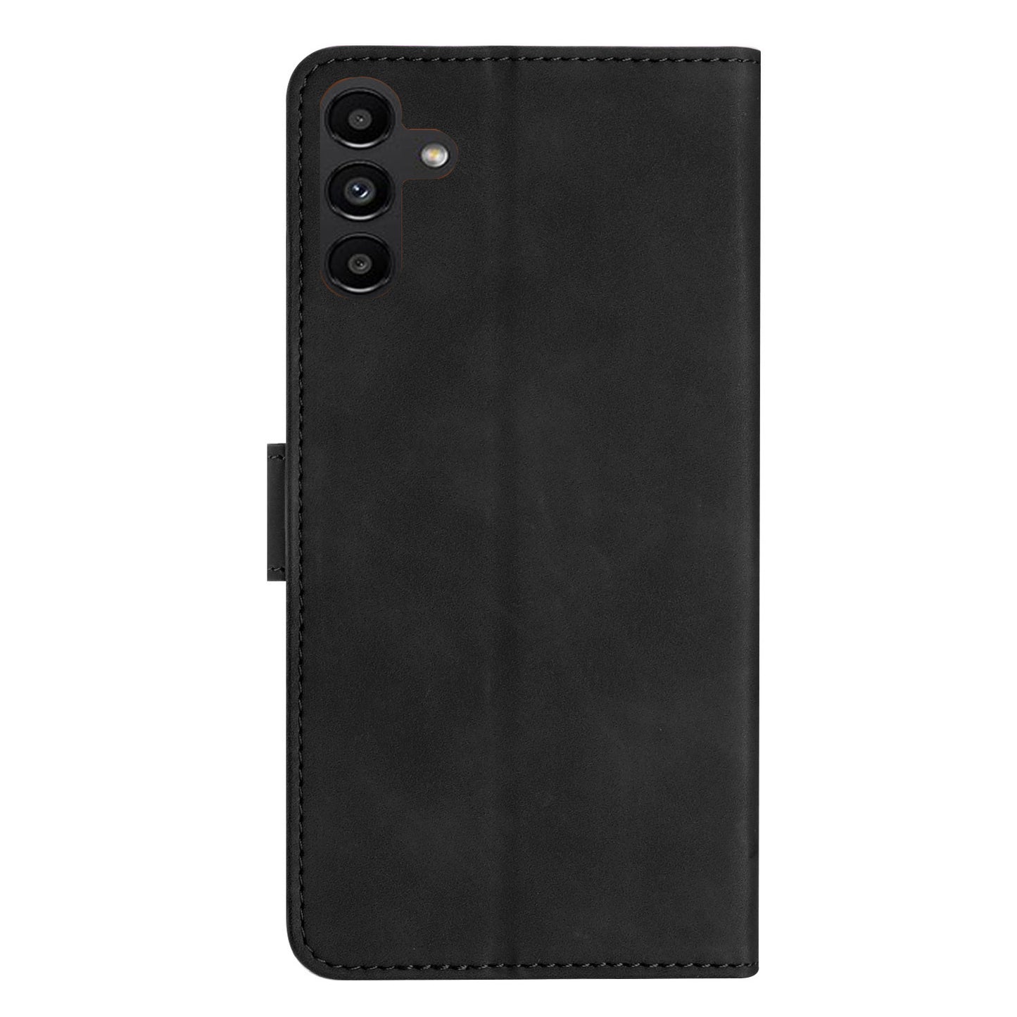 Stand Case for Samsung Galaxy A34 5G Fingerprint Free Butterfly Imprinted Wallet Leather Cover