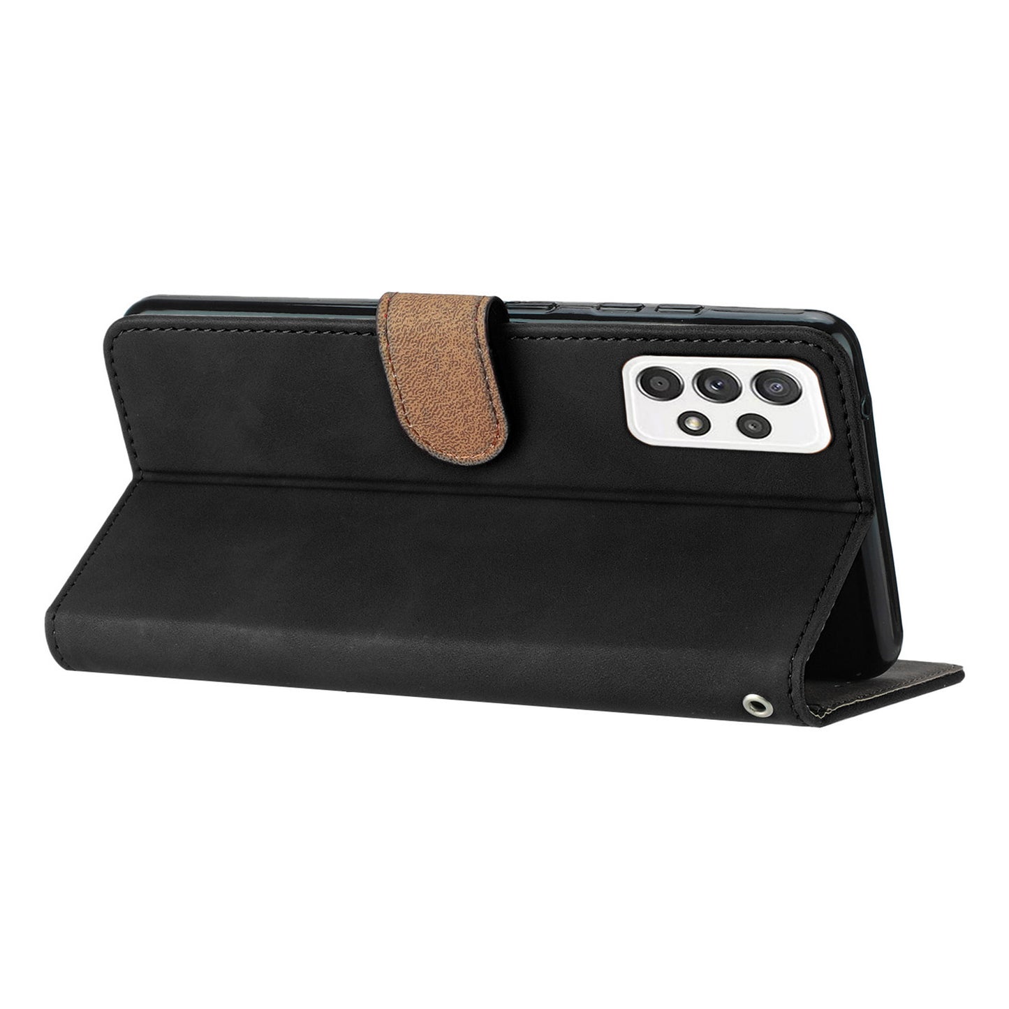 For Samsung Galaxy A73 5G Stand Case, Scratch Resistant Butterfly Imprinted Wallet PU Leather Cover