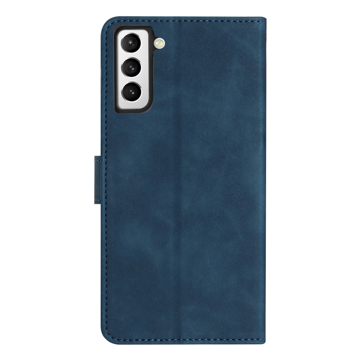 For Samsung Galaxy S22 5G Stand Wallet Case, Butterfly Imprinted Splash Proof PU Leather Cover