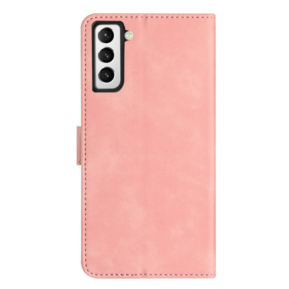 For Samsung Galaxy S22+ 5G Stand Wallet Folio Flip Case Butterfly Imprinted Splash Proof Leather Cover