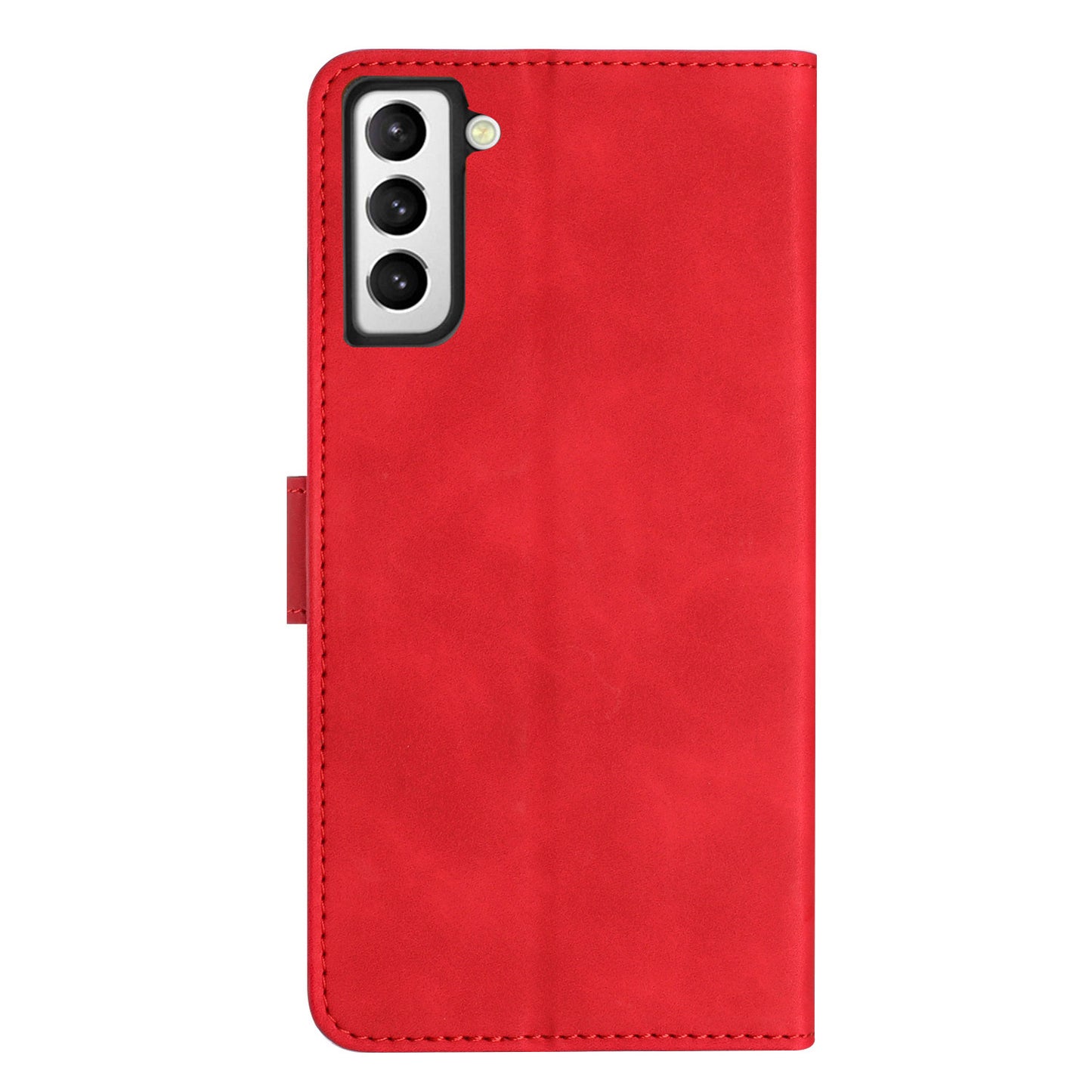 For Samsung Galaxy S22+ 5G Stand Wallet Folio Flip Case Butterfly Imprinted Splash Proof Leather Cover