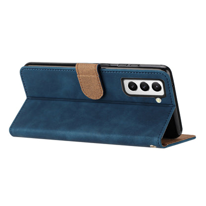 For Samsung Galaxy S22+ 5G Stand Wallet Folio Flip Case Butterfly Imprinted Splash Proof Leather Cover